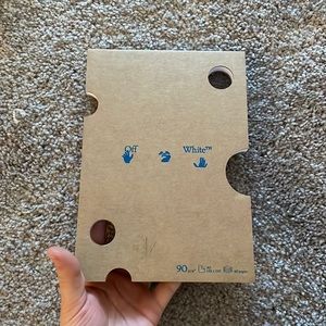 Off-white notepad